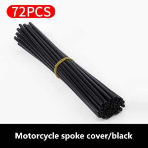 SEAMETAL 72pcs Bicycle Wheel Spoked Protector Strip 24cm Wheel Rim Strips For Motorcycle Bike Decoration Accessories