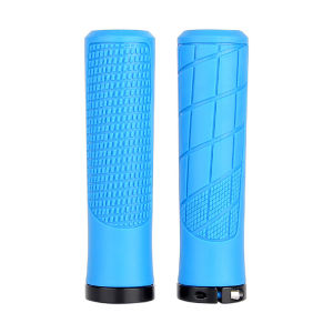 1Pair Bike Handle Grip MTB Silicone Shock Absorbing Non-Slip Soft Cycling BMX Hand Grip Universal