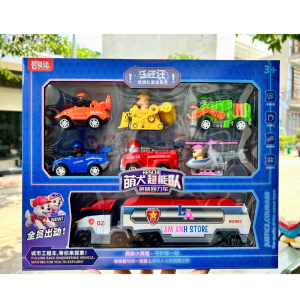 Bộ đồ chơi trạm tuần tra đài quan sát siêu to khổng lồ của pawpatrol và những Chú Chó Cứu Hộ mô hình những chú có cứu hộ và container
