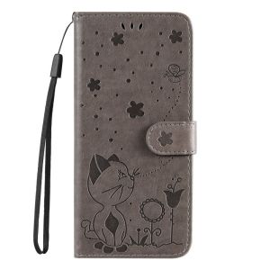 Cute Cat Case for Xiaomi Redmi K70 K70e K60 K50i K50 Gaming K40s K40 K30 K20 Note 12T 11T 11s Pro Ultra 5G Leather Wallet Flip Casing Cartoon Protective Phone Cover