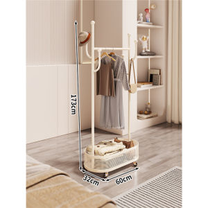 ราวแขวนเสื้อ สูง 172 ซม. รับน้ำหนักได้ดี มีล้อ เคลื่อนย้ายง่าย ตะกร้าเก็บของ ราวตากผ้า ตู้เสื้อผ้า ไม้แขวนเสื้อ ที่แขวนเสื้อโค้ท