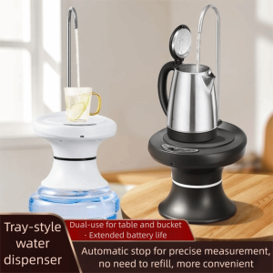CMIEN7 Touch Button Automatic Water Dispenser Stainless Pipe Silent Operation Smart Water Bottle Pump Convenient Waterproof Portable Water Dispenser  Use