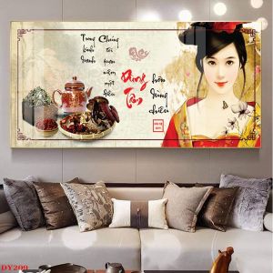 TRANH TRÁNG GƯƠNG 5D SPA DƯỠNG SINH THẢO DƯỢC ĐÔNG Y