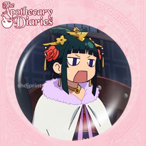 The Apothecary Diaries | Maomao | Jinshi | Button Pin | Can Badge | 58mm | 2.25inch