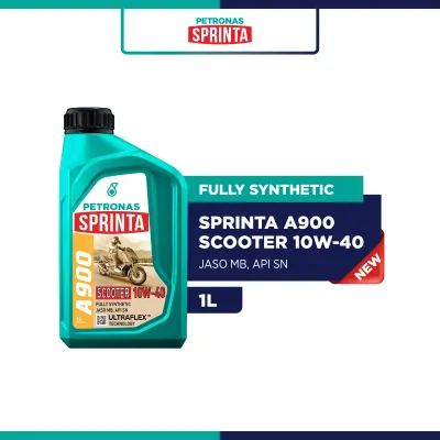 PETRONAS Sprinta A900 Scooter 4T 10W40 Fully Synthetic Engine Oil (1L)