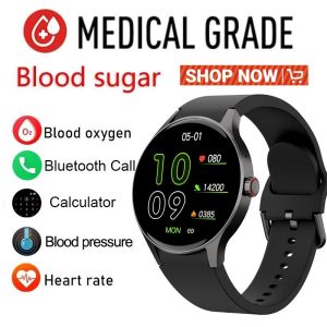 2025 New For XIAOM1 Y80 Smart Watch 1.43inch Amoled Screen Bluetooth Call Music Blood Sugar Heart Rate Health Monitor Smartwatch