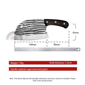 Super Sharp Knife Japan Japanese Knife High Quality  Kitchen Knife Butcher Knife Slicing Vegetables With Wooden Handle Household Forged Stainless Steel Slicing Knife Ultra-fast Sharp Chefs Special Bone Chopping knife For Kitchens