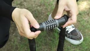 ล็อคจักรยาน WEST BIKING 5 รหัสผ่าน ล็อคโซ่ดิจิตอล ความปลอดภัยกลางแจ้ง ล็อคป้องกันการโจรกรรม อุปกรณ์เสริมสำหรับจักรยานและมอเตอร์ไซค์