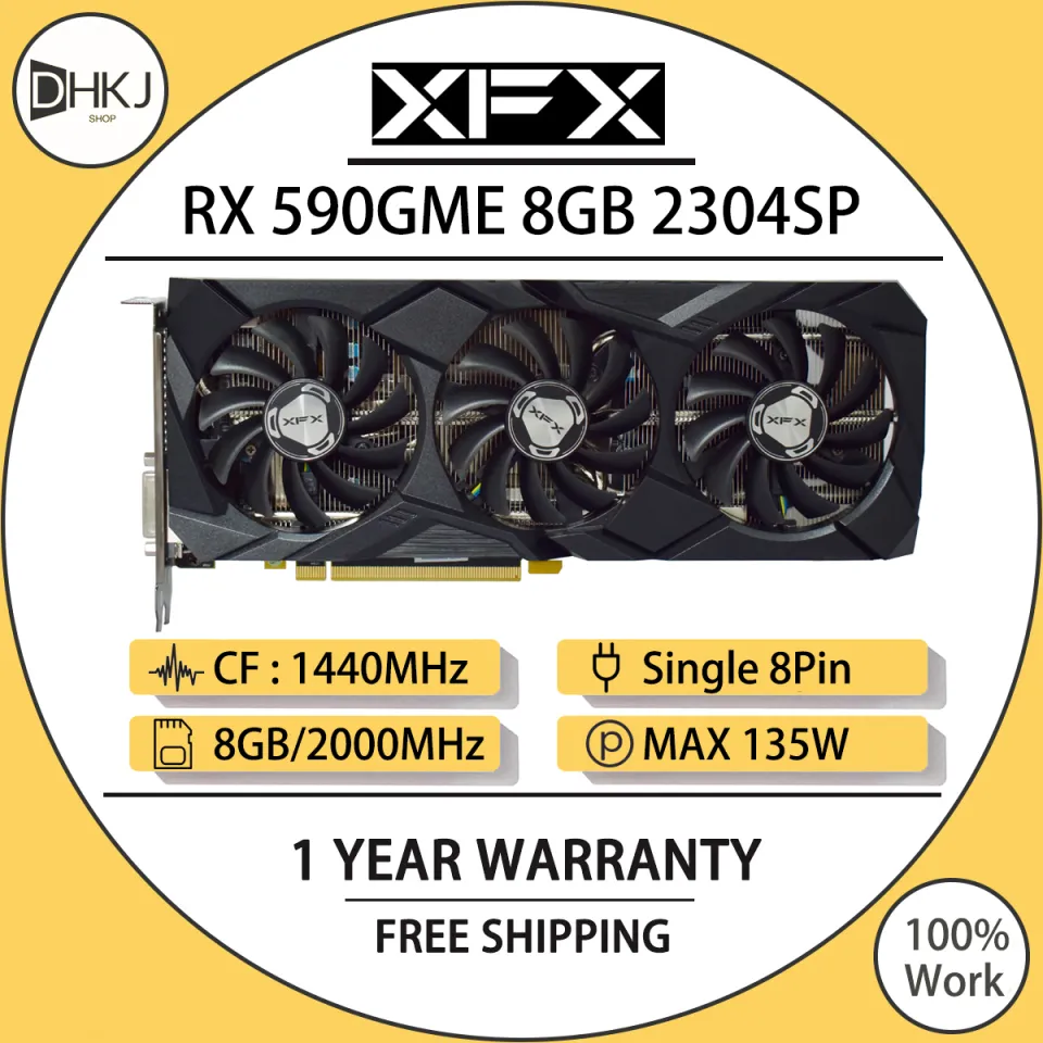 XFX Radeon RX 590 8GB Graphics Cards RX 590 GME 2304sp GDDR5
