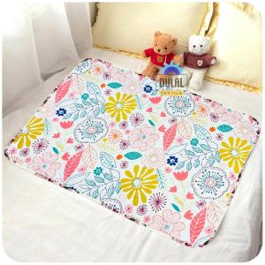 ผ้ารองที่นอนเด็ก ผ้ารอง ผ้ารองกันเปื้อน ผ้ารองเปลี่ยนผ้าอ้อมเด็ก ใช้เป็นผ้าปูที่นอนสำหรับสัตว์เลี้ยง เช่น สุนัขและแมว ภายในกรงสัตว์เลี้ยง หรือเป็นที่นอนสำหรับสุนัขหรือแมว - คลังสินค้ากรุงเทพ