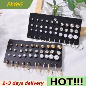 PkYeG 20 Pairs Womens Earrings Set  Earrings For Women Bohemian Fashion Jewelry Geometric  Stud Earrings