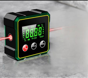 มาตรวัดความเอียงแบบดิจิตอลความแม่นยำสูงมินิเครื่องวัดระดับวัดมุมแม่เหล็ก360องศาเครื่องมือวัดความเอียง