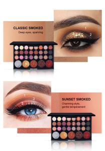 29 Colors BLING BLING Eyeshadow Palette Matte Shimmer Glitter Diamond Sparkling Nude Pigmented Metallic Finish Eye Shadow POPFEEL