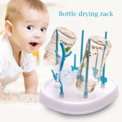 Baby bottle drying rack Baby tableware rack Baby bottle cup drip storage rack