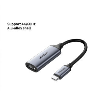 UGREEN USB C to HDMI 2.0 Adapter Upgraded 4K 60Hz  Aluminum Shell  for MacBook 12 Samsung Galaxy S10+/ S9/ S8 Lenovo Yoga C930  2-Year Warranty