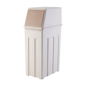 30L Large Flip Top Dustbin / Commercial Garbage Bin with Lid for Home Kitchen Bathroom Office/luckyhome
