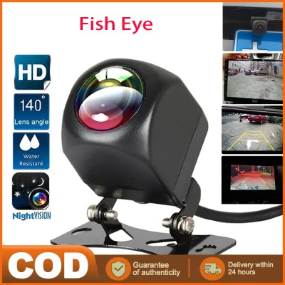 Reverse Camera Fish Eye Lens Vehicle Rear View Camera Starlight Night Vision 170° Car Camera with Parking Line