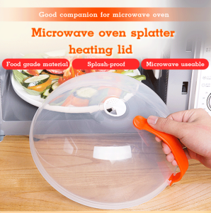 Microwave Splatter Heating Lid Versatile Food Splatter Guard Clear Special Kitchen Cover