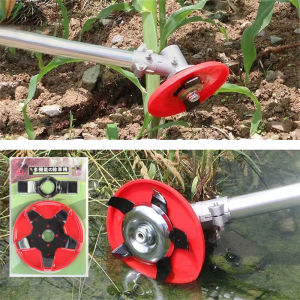 Lawn Mower Blade Paddy Field Dry Land Garden Brush Cutter Tool Dual-use Grass Trimmer Head