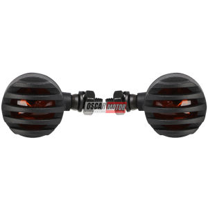 LAMPU SEIN RETENG CUSTOM JAPSTYLE CB MODEL TRALIS GRIL BESI PLASTIK HITAM ISI 2 PCS