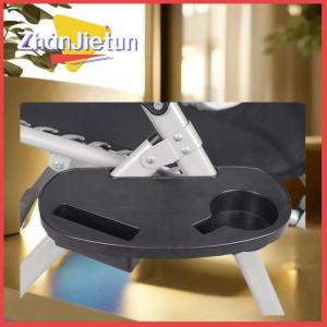 zhanjietun Recliner Folding Chair Tray Drink Holder Portable Side Tray Breakfast Beach Chair Cup Holder For Outdoor Camping Accessories