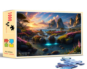 Tranh ghép hình 1000 mảnh Non Xanh nước Biếc 50x80cm Hạ Đông - puzzle (104)
