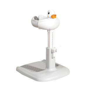 Lovely Baby Standing Bath Rack Shower Support Holder Height Adjustable Infant Bathtub Stand with Nonslip Large Base
