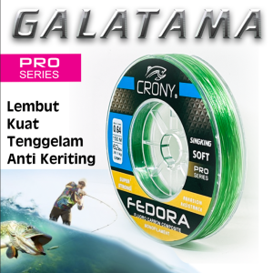 Senar Pancing Galatama Crony Fedora 150 Meter Kuat Lembut & Cepat Tenggelam