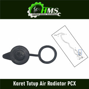 Karet Tutup Air Radiator PCX - Rubber Seal Sil Siel Tangki Tengki Tanki Tenki Coolant Air Radiator