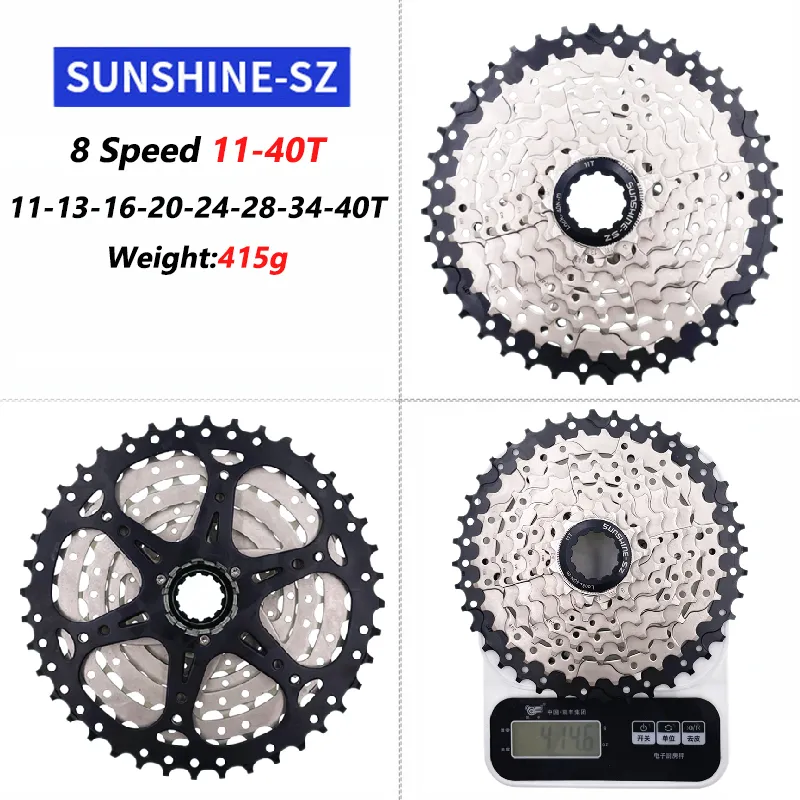 SUNSHINE MTB Cassette Speed 36/40/42T Mountain Bicycle Freewheel