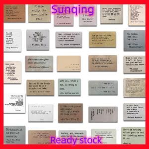 SQ Stationery [Flash Sale] 60 miếng Đề can dán graffiti trích dẫn của người nổi tiếng ghi chú cổ điển miếng dán chống nước mát mẻ cho đàn guitar máy tính xách tay vali ván trượt Đồ chơi trẻ em