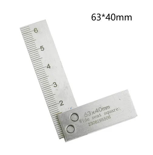 Stainless Steel L-Shaped Square Ruler – 4" X 6", Right Angle Tool For Carpentry, Woodworking, Framing