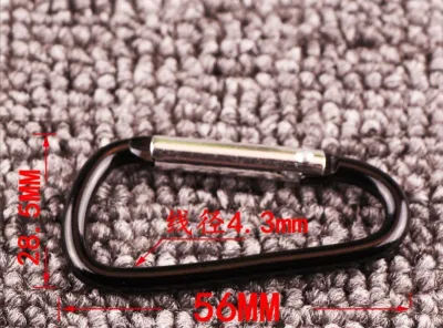 Climbing Aluminum Alloy Buckle Carabiner D-Ring Hook Clip Snap Key Chain Hiking Keyring Mendaki Carabiner 登山扣