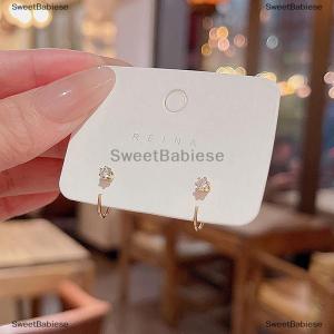 [COD] SweetBabiese 1 Cặp Pha Lê Stud Bông Tai Cho Phụ Nữ Hàn Quốc Đồ Trang Sức Thời Trang Bên Cô Gái Bông Tai Thanh Lịch Phụ Kiện
