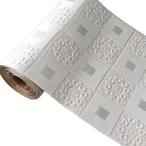 5m x 70cm DIY 3D Wall Stickers Wallpaper Self Adhesive Decorate Foam Waterproof Wallpaper Cheap Roof Decoration