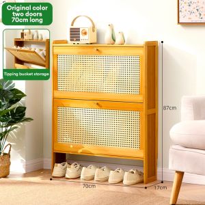 Ultra-thin Shoe Cabinet for Home Entrance New 2025 Popular Model Space-Saving Multi-Layer Indoor Shoe Rack
