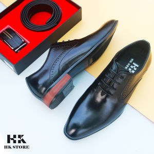 Giày tây nam đế phíp - da bò cao cấp siêu sang - hàng chính hãng HK.STORE - đẳng cấp sang trọng - bảo hành 12 tháng (gt07)