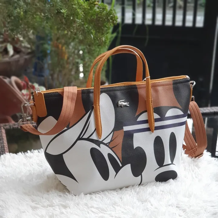 Lacoste bag shop mickey mouse