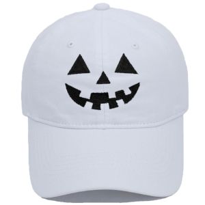 XANTHE Embroidery Halloween Baseball Cap UV Protection Breathable Embroidered Pumpkin Hat Cute Creative Sunshade Cap Mens