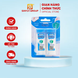 [Combo 3] Tăm xương cá xỉa răng nha khoa YUMY 140 chiếc/2 vỉ hộp nhật size Z tiện lợi (TN11-125)