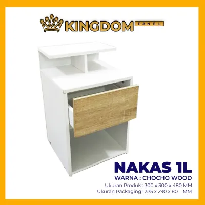 Meja Nakas Putih Kamar Tidur MODY Minimalis / BEDSIDE TABLE