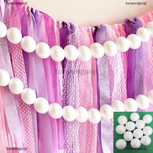 [COD] tunyunguoji 10 quả bóng xốp polystyrene tròn màu trắng 80mm mô hình quả cầu Xốp Thủ Công