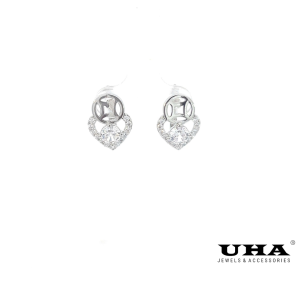 B1647 Bông tai nữ đính đá sáng lấp lánh UHA