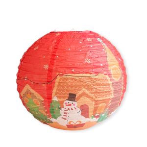 Pinky Bee Lampion Natal Santa Kereta 30cm 70020800