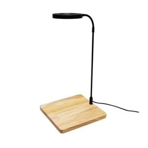 PRIMEPICKGLOBAL ความสูงที่สามารถปรับได้ โคมไฟ LED สำหรับตู้ปลา พร้อมแผ่นไม้ 10 วัตต์ แสงการเจริญเติบโตของพืช ทนทาน หลายฟังก์ชัน ไฟภูมิทัศน์ตู้ปลา ไฟส่องสว่างในตู้ปลา