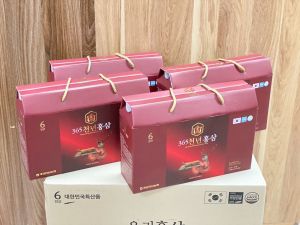 Combo 4 xách Hồng sâm nhung linh chi 365 Hàn Quốc 20 gói x 70ml ( túi xách ) - Bồi bổ sức khỏe phòng ngừa bệnh tật