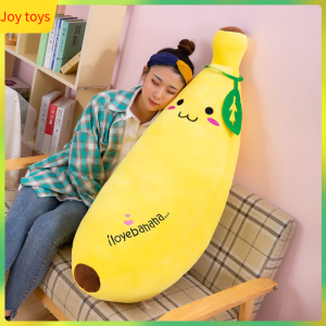 FC25/110CM Creativity Cartoon Simulation Banana Plush Toy Cute Stuff Toys For Girls Big Size Soft Hotdog Pillow Stuffed Toys For Girls Birthday Present
