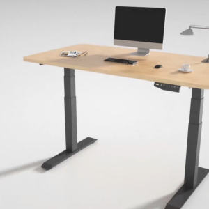 Electric Height Adjustable Table of High Performance Weight Bearing Dual Motor 3-Tiered Table Leg with Pre-Set Memory Controller (Free Installation & Delivery)