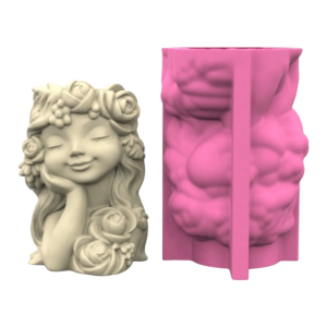 Artistic Flowerpot Silicone Mold Safe Material Suitable For DIY Resin Plaster Decorative Planters