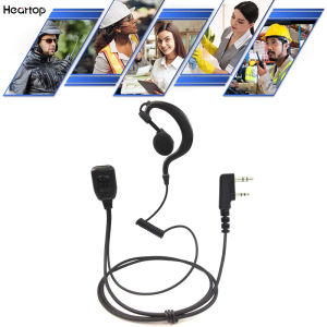 BAOFENG/WLN/Kenwood Radio Walkie Talkkie Headset 2 Pin Security Earhanger Earpiece